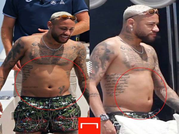 Tin bóng đá chiều 3/8: Neymar lộ bụng đầy mỡ gây choáng